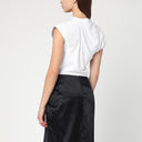 Vivienne Westwood Camiseta blanca asimétrica con logotipo de orbe