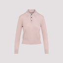 Bottega Veneta Long Sleeve Polo Top