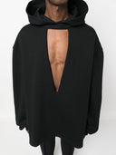 Random Identities Cutout Hoody