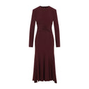 Alberta Ferretti Satin Midi Dress
