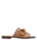 Coccinelle sandalen leer bruin