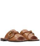 Coccinelle sandalen leer bruin