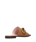 Coccinelle sandalen leer bruin