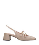 Coccinelle With Heel Flesh Colored