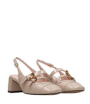 Coccinelle With Heel Flesh Colored