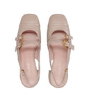 Coccinelle With Heel Flesh Colored