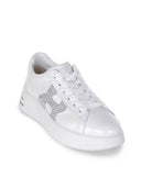 Hogan "Rebel" Sneakers Made Of Pearl Leather.