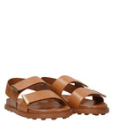 TOD 's Sandalias de cuero marrón