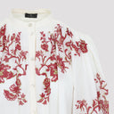 Etro Pleates Band Collar Shirt
