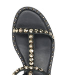 Sandalias de cenizas negras