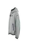 Blauer -jas in stretch nylon