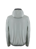 Blauer -jas in stretch nylon