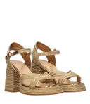 Castaner Sandalen golden