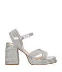 Castaner Sandalen Silber
