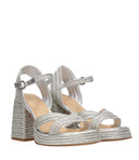 Castaner Sandalen Silber