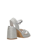 Castaner Sandalen Silber
