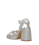 Castaner Sandalen Silber