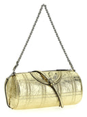 Tory Burch 'Fleming Soft Metallic Quilt Barrel' Crossbody Bag