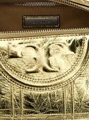 Tory Burch 'Fleming Soft Metallic Quilt Barrel' Crossbody Bag