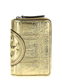 Portafoglio Tory Burch "Fleming Morb Metallic Square Quilt"