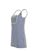 Self Portrait Dress Made Of Denim.