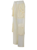 Pinko "Sottocasa" Trousers Made Of Polyester.