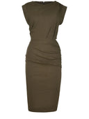 Pinko "Cielo" Dress Made Of Linen Blend.