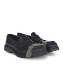 Camper "Junction" Loafers Made Of Mixed Leather.