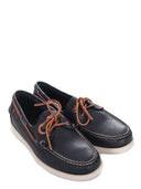 Sebago mocassins in gehamerd leer