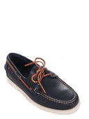 Sebago mocassins in gehamerd leer