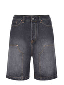 Evisu Bermuda Shorts Made Of Denim.