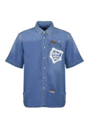 Evisu Shirt Made Of Denim.