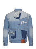 Giacca Evisu in denim.