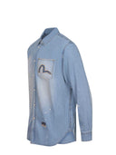 Evisu Shirt Made Of Denim.