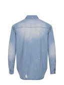 Evisu Shirt Made Of Denim.