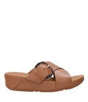 Fitflop sandalen leer bruin