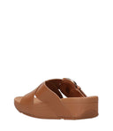 Fitflop sandalen leer bruin