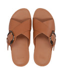 Fitflop sandalen leer bruin