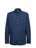 Etro Denim Effect Cotton Shirt