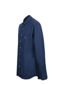 Etro Denim Effect Cotton Shirt