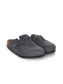 Birkenstock "Boston" Slippers Made Of Nubuck.