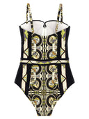 Tory Burch One Piece Swimsuit With All Over Print