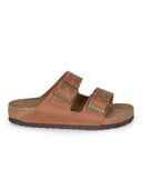 Birkenstock 'Arizona' Slippers In Eco Leather Birko Flor