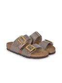 Pantofole Birkenstock "Arizona Big Buckle" In Leather
