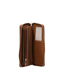 Michael Michael Kors Portafogli in pelle marrone