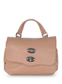 Zanellato "Postina Baby" Bag Made Of Hammered Leather