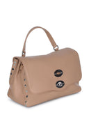 Zanellato 'Postina Daily S' Handbag Made Of Hammered Leather