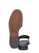 Sandales "Dan Slide" en cuir.
