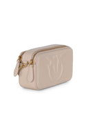 Pinko "Carrie Camera" Bag Made Of Pebbled Leather.