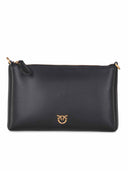 Pinko 'plat horizontale' tas gemaakt van leer.